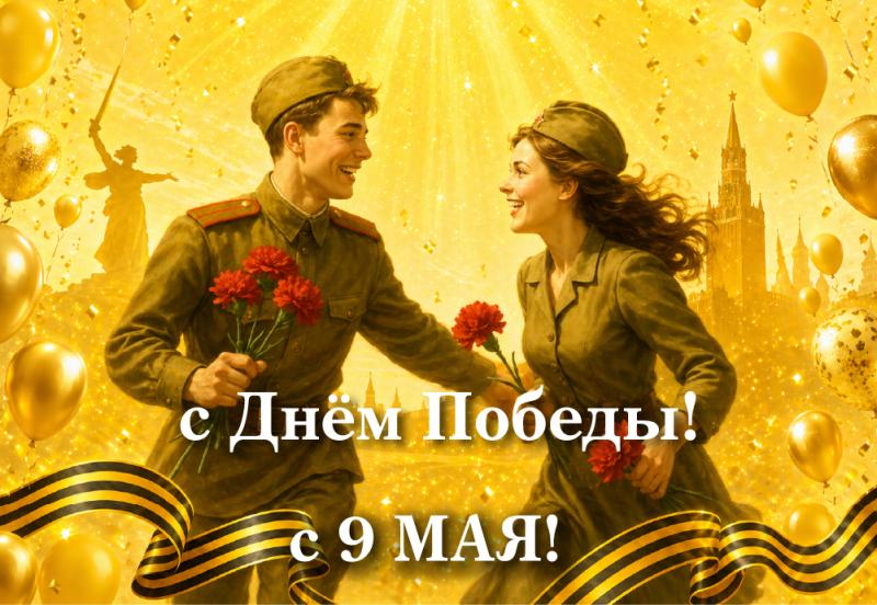 С 9 мая! С 9 мая!