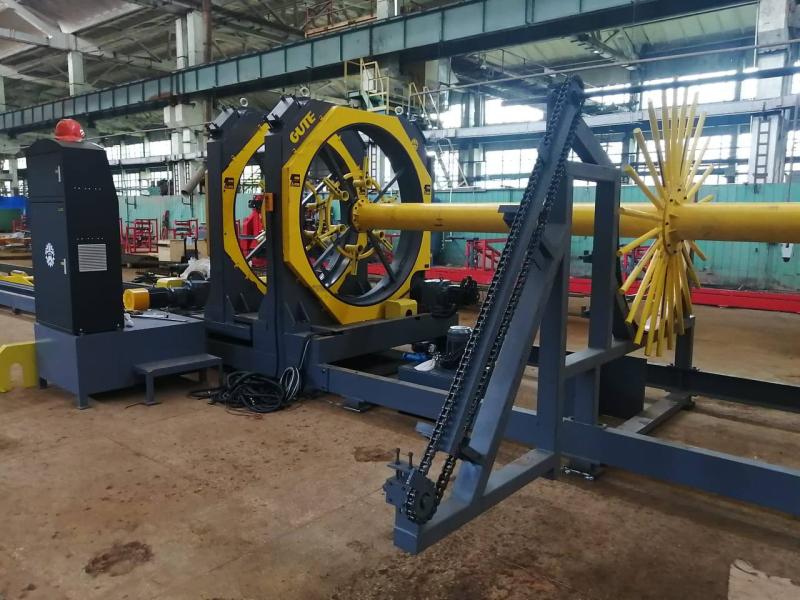 Установили полуавтоматический станок для изготовления каркасов SGH15-12