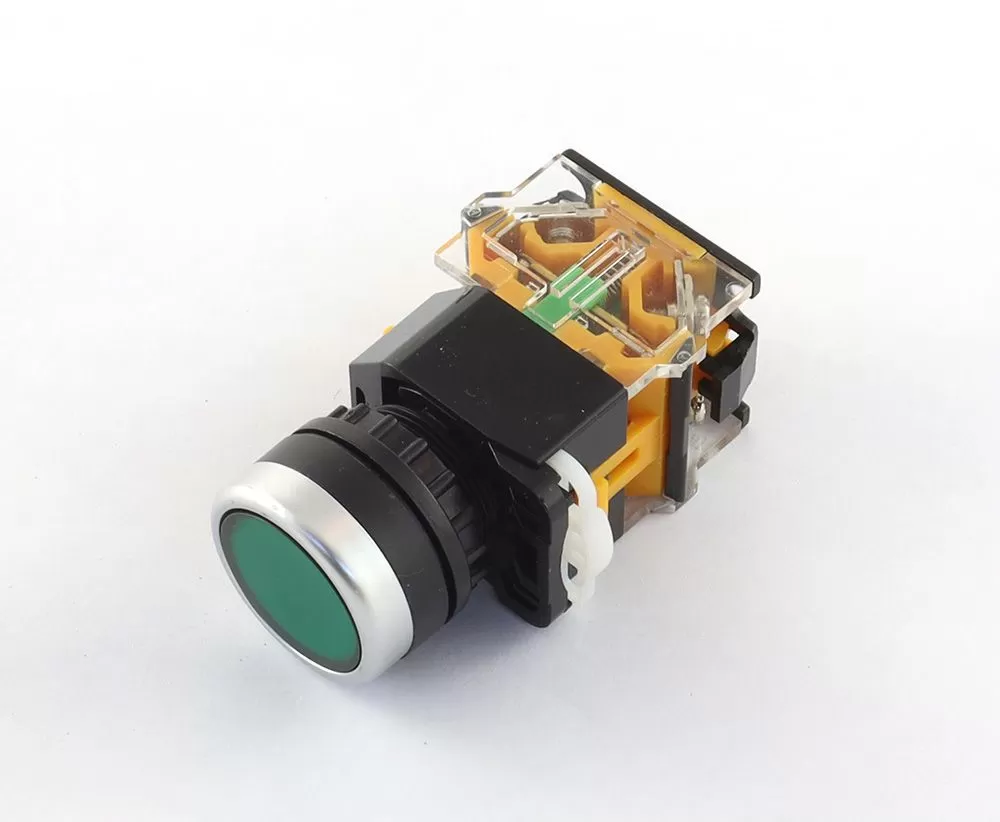 Кнопка LA126G (зеленая)