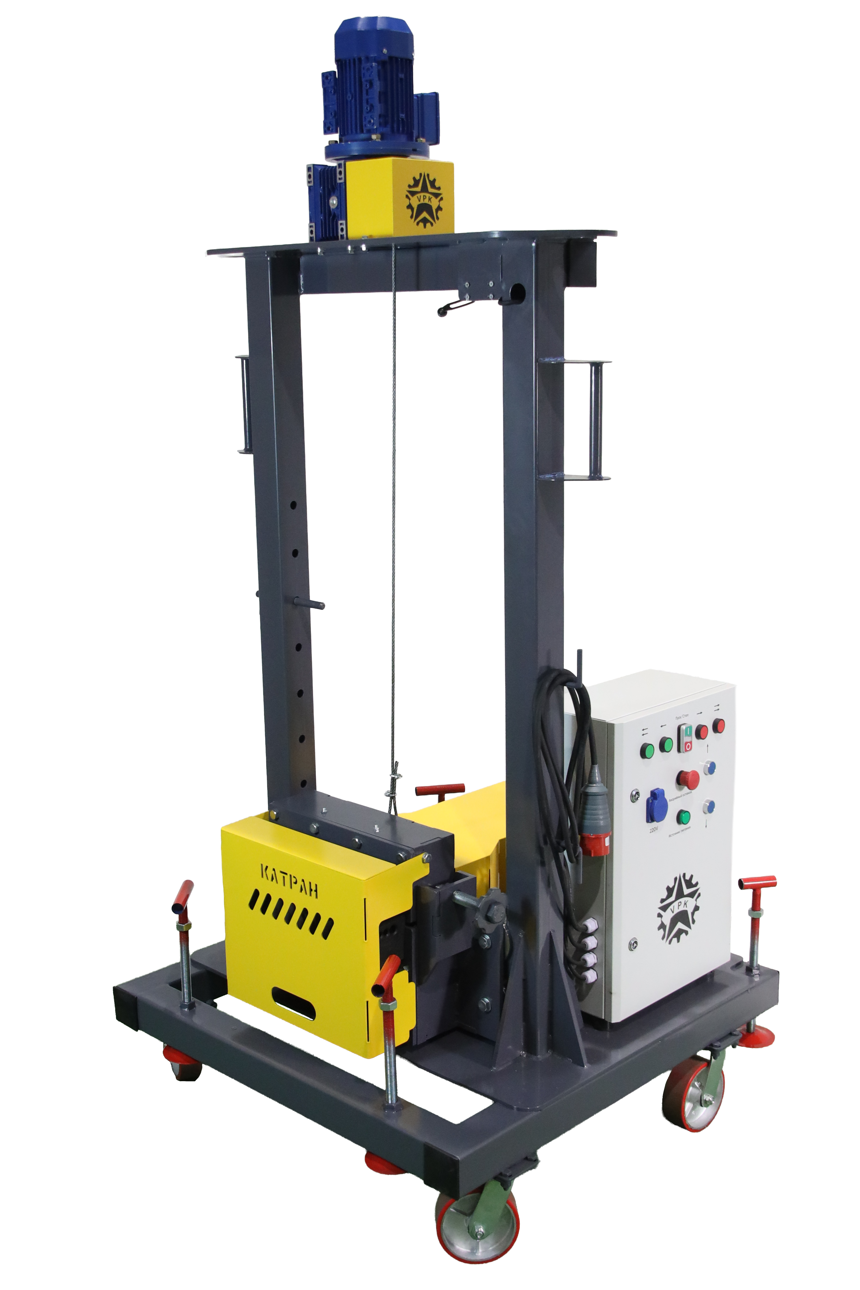 Станок для протяжки стальных канатов КАТРАН