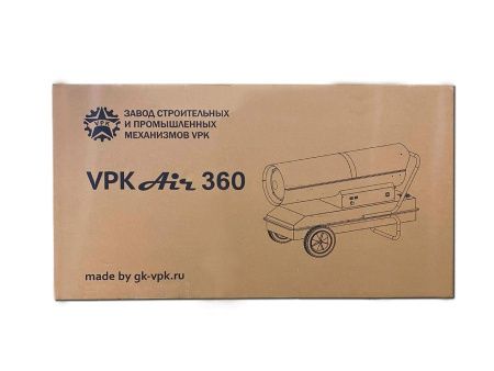 Дизельная тепловая пушка прямого нагрева VPK Air 360