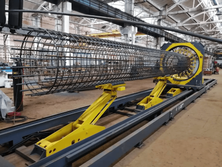 Станок для изготовления каркасов колонн с функцией автоматической сварки ТОРНАДО 15-12