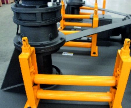 Гидравлический станок для дуговой гибки швеллеров и двутавров WGJ-250-2C